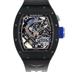 Richard Mille | RM 30-01 | Black Ceramic | Skeletonized Grade 5 Titanium | 1 year warranty